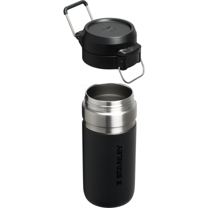 Stanley 16 OZ Quick Flip Go Water Bottle In Black