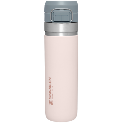 Stanley 24 OZ Quick Flip GO Bottle In Rose Quartz Pink
