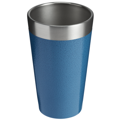 Stanley 16 OZ Stay Chill Stacking Pint Glass In Hammertone Lake Blue