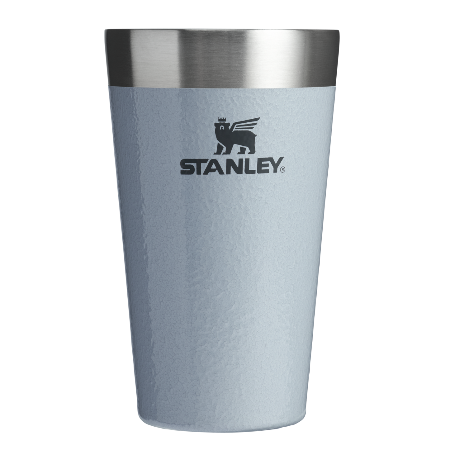 Stanley 16 OZ Stay Chill Stacking Pint Glass In Hammertone Silver