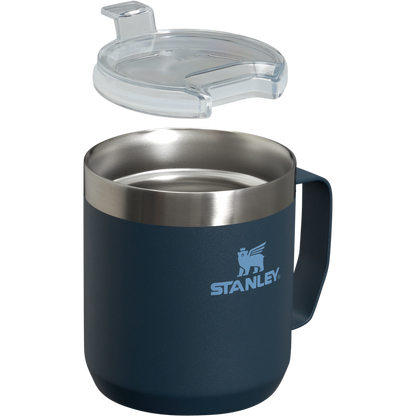 The Stanley Stay-Hot Camp Insulated Mug 12OZ In Navy Blue