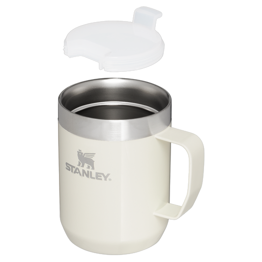 Stanley Stay Hot Camp Mug 8oz In Cream Gloss