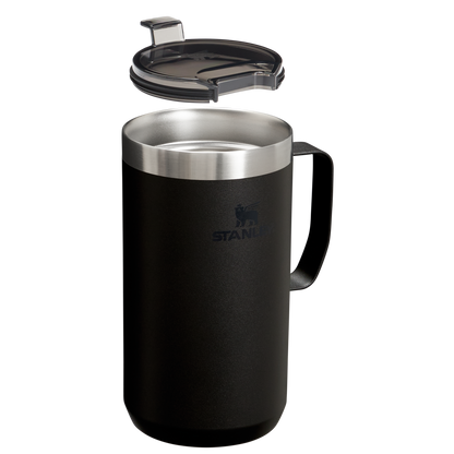 The Stanley Stay-Hot Camp Insulated Mug 24OZ In Matte Black