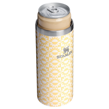 Stanley 10 OZ Everyday Slim Can Cooler Cup In Butter Sunflower Yellow From The Oasis Collection
