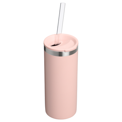 Stanley 10 OZ Everyday Slim Can Cooler Cup In Peach Whip Pink From The Oasis Collection