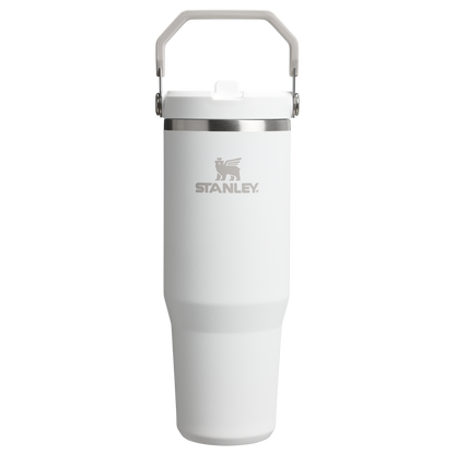Stanley 30 OZ Flip Straw Tumbler In Frost White