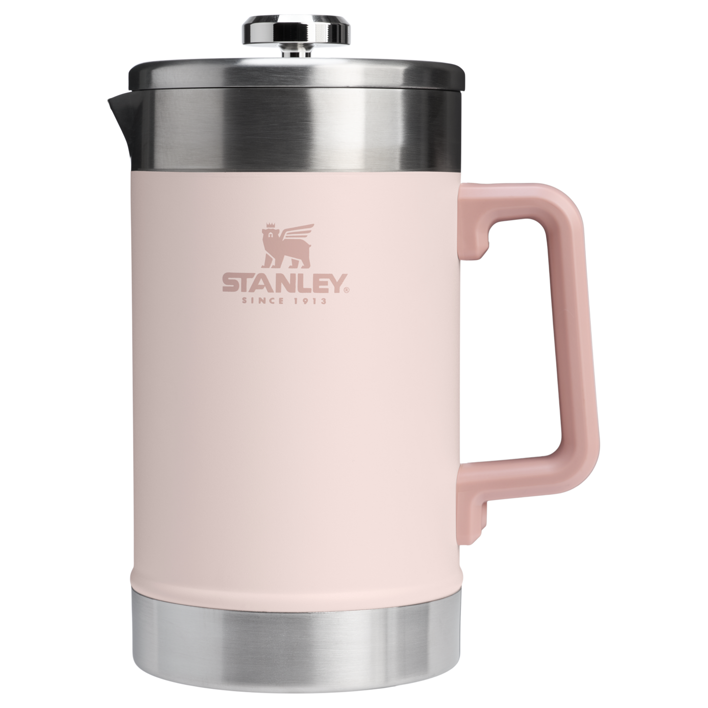 Stanley 48 OZ Perfect Brew French PRess In Rose Quartz Pink