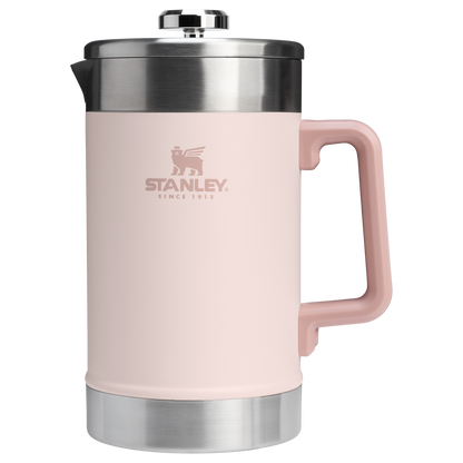 Stanley 48 OZ Perfect Brew French PRess In Rose Quartz Pink