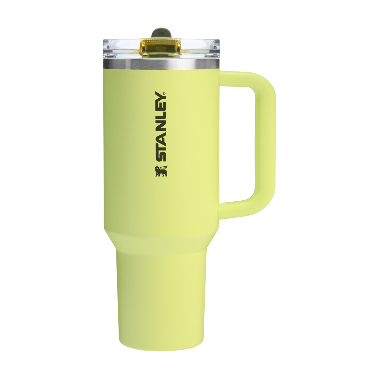 Stanley 40 OZ Quencher Flip Straw Tumbler With In Prickly Pear Green