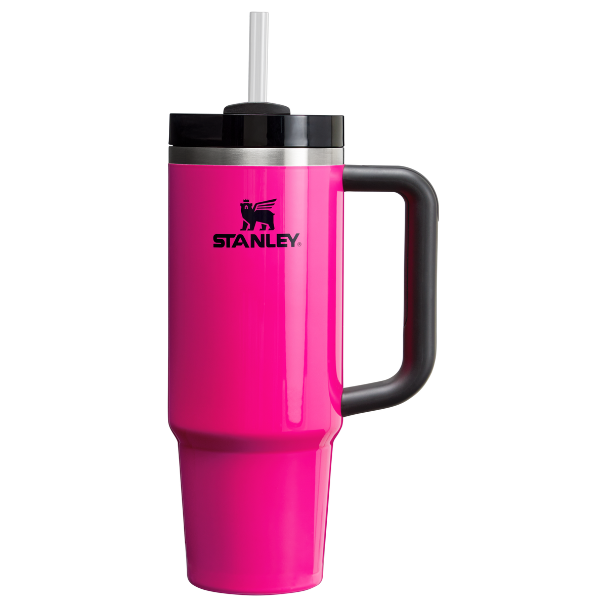 Stanley Quencher H2.O FlowState Tumbler Cup 30 OZ In Electric Pink