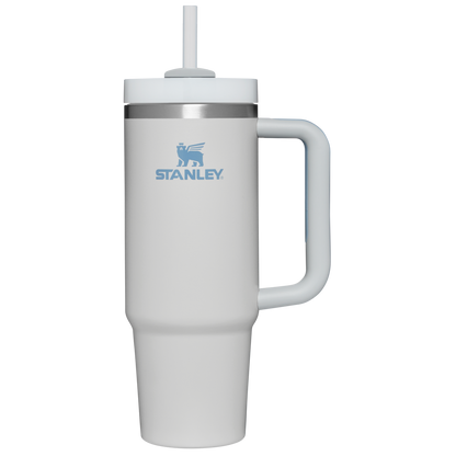 Stanley 30 OZ Quencher Tumbler With Straw and Handle in Fog Grey