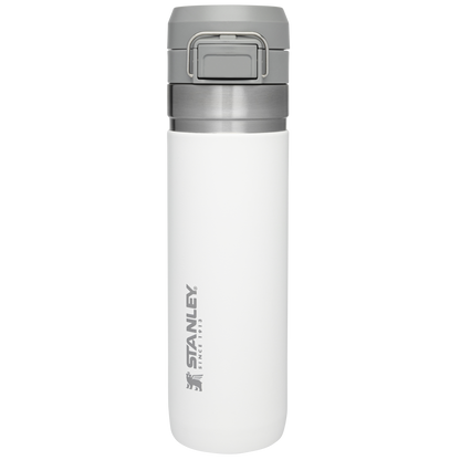Stanley 24 OZ Quick Flip GO Water Bottle In White