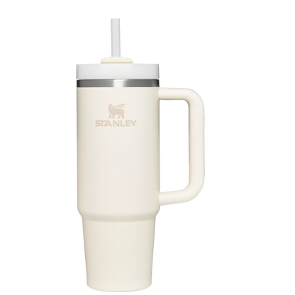 Stanley Quencher H2.0 Flowstate Tumbler 30 oz Cup In Cream White