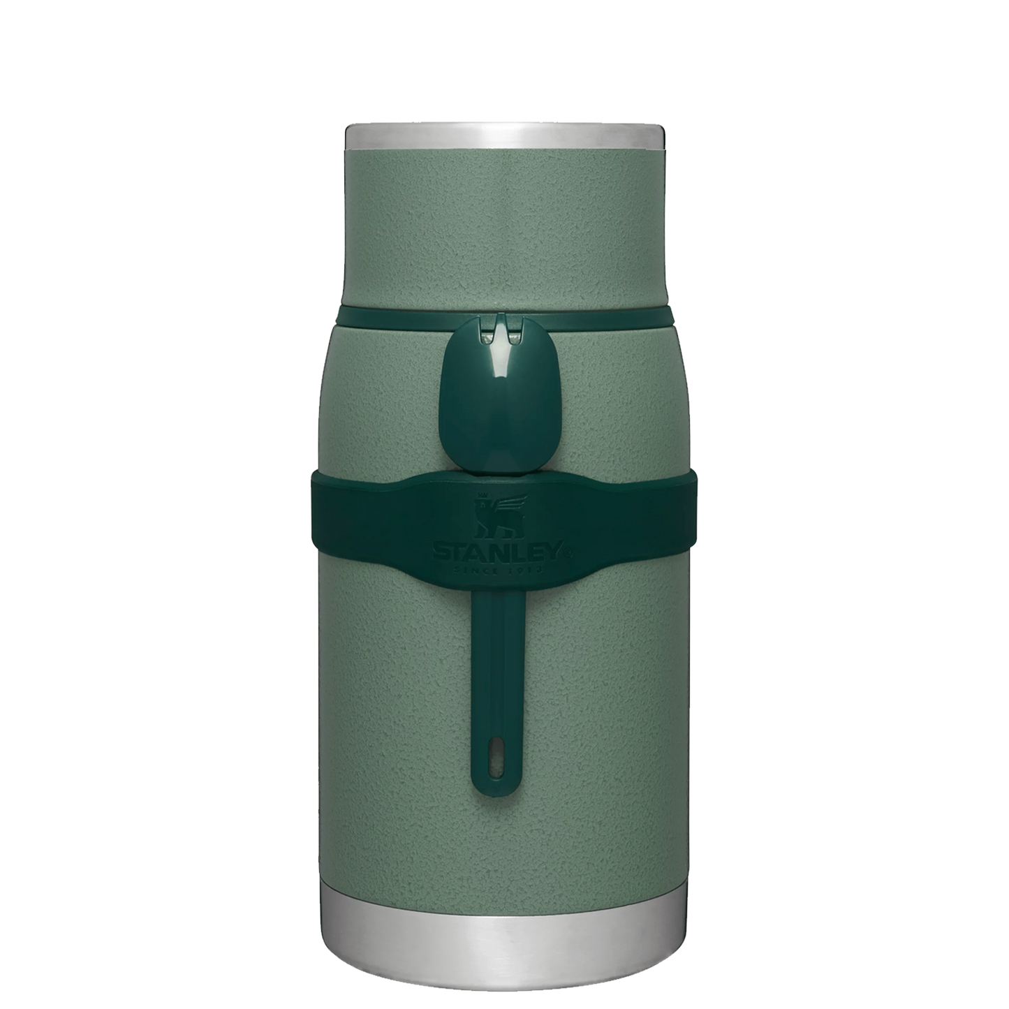 Stanley 36 oz To-Go Food Jar with Spork In Hammertone Green